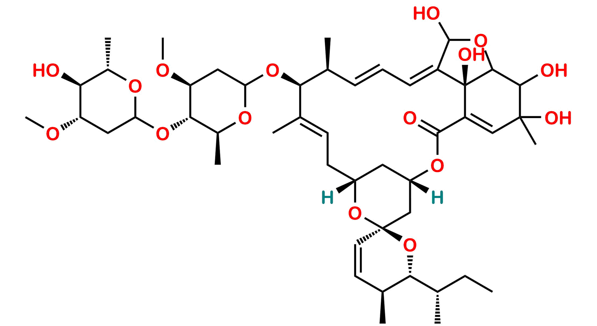 4,8a-dihydroxy-avermectin B1a